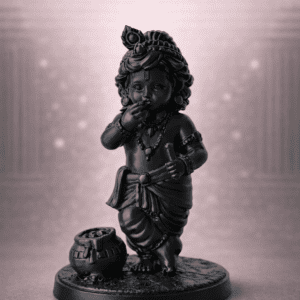 Bal Krishna Makhan Chor Idol | 3D Printed Spiritual Decor